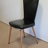 Suite of 8 baumann chairs, "essor" model – 1960s