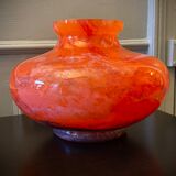 Large art-deco vase le lorrain glassware Daum Nancy 1925