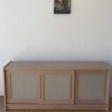 Scandinavian woden long sideboard.