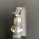 Liqueur carafe cut crystal and hallmarked silver Head of Minerva