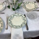 6 old flat plates made in france terre de fer choisy le roi