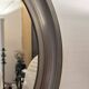 Round aluminium mirror Sergio Mazza, 1970
