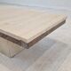 Table basse italienne en travertin et granit