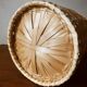Braided bamboo wastepaper basket