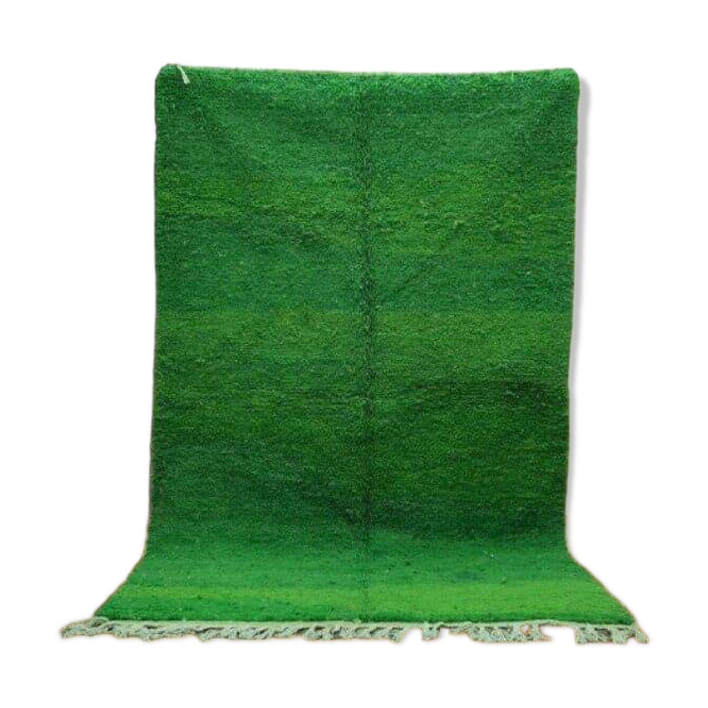 Handmade Moroccan wool Berber rug size 100 x 200 cm