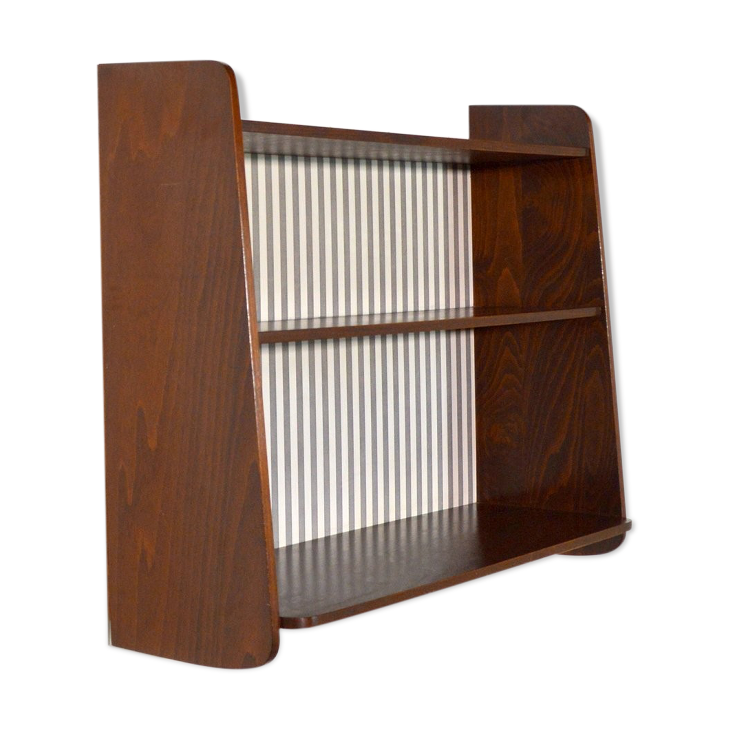 Asymmetrical Scandinavian shelf by Ilse Möbel 1950s