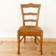 Lot de 6 chaises de ferme vintage