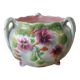 Saint Clément slip pot with Nasturtium decor