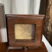 Pair of bookends, solid wood photo frames