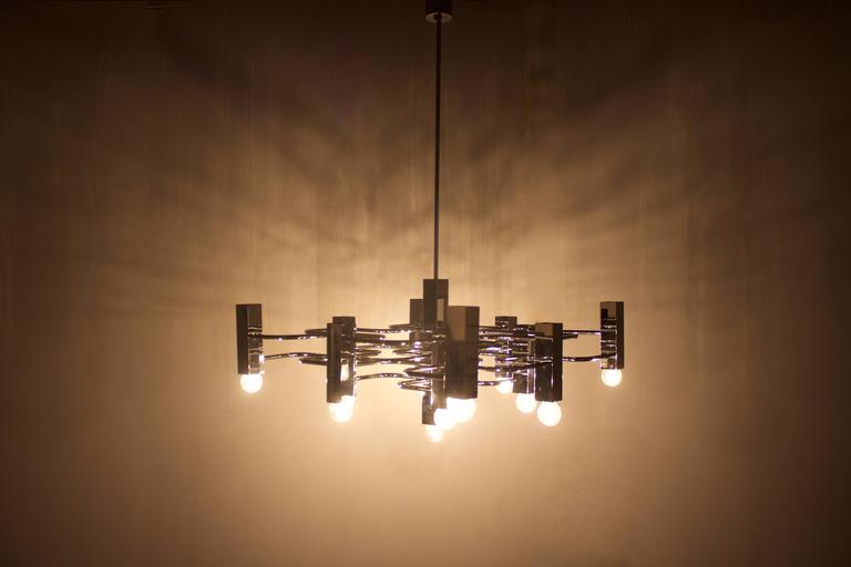 Lustre graphique Geatano Sciolari