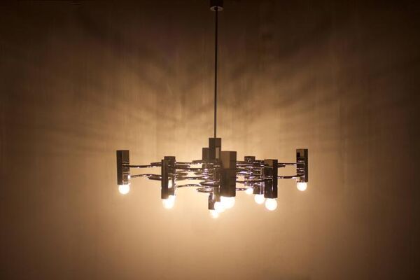 Lustre graphique Geatano Sciolari
