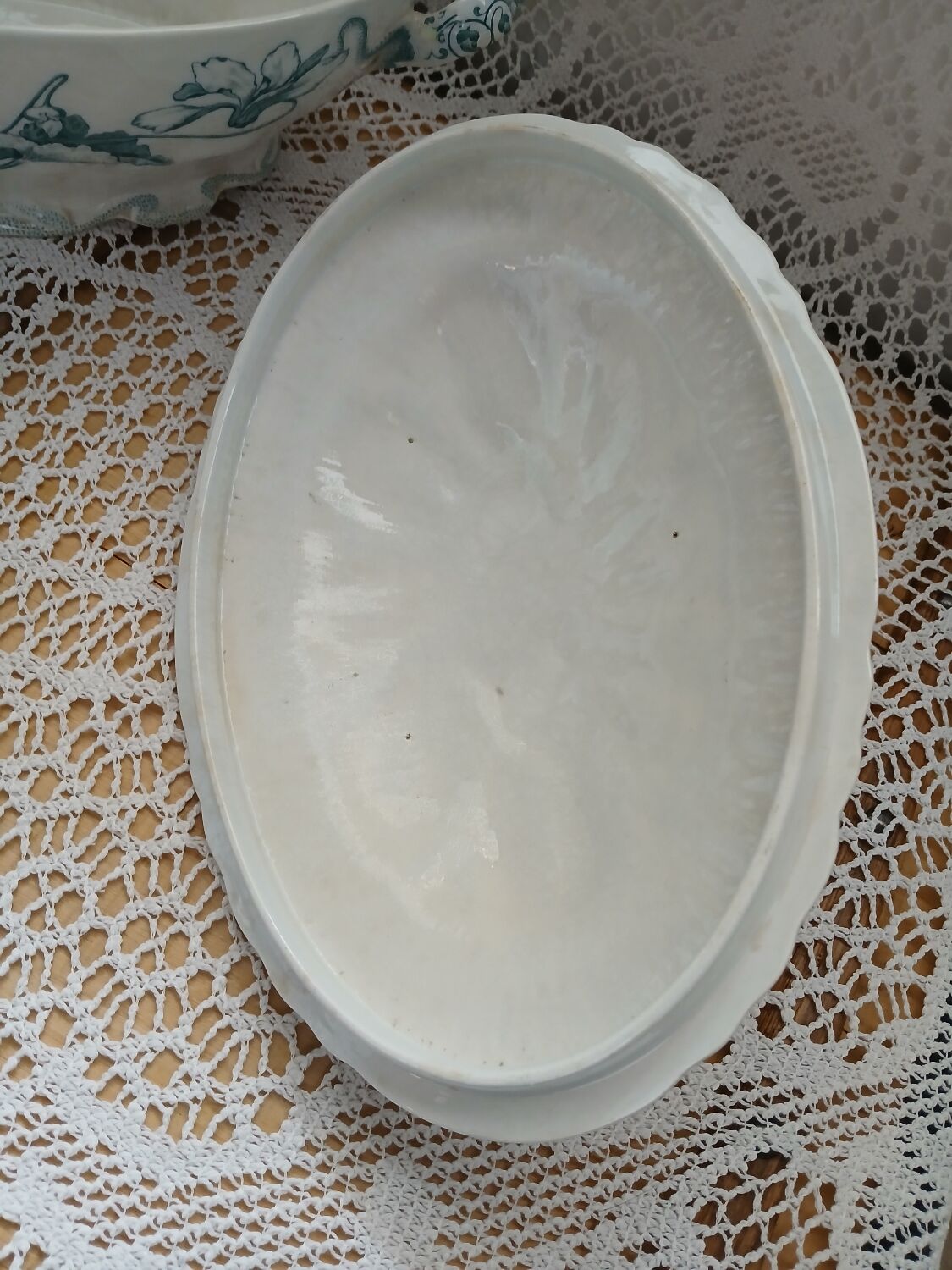 Antique Ironstone Soup Tureen/Vegetable Dish