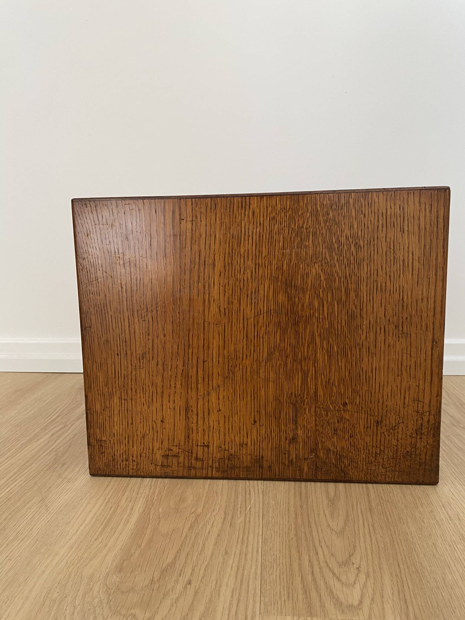 Vintage professional furniture, shannon unis france four-drawer filing cabinet for postcards