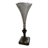 Tulip vase glass and metal