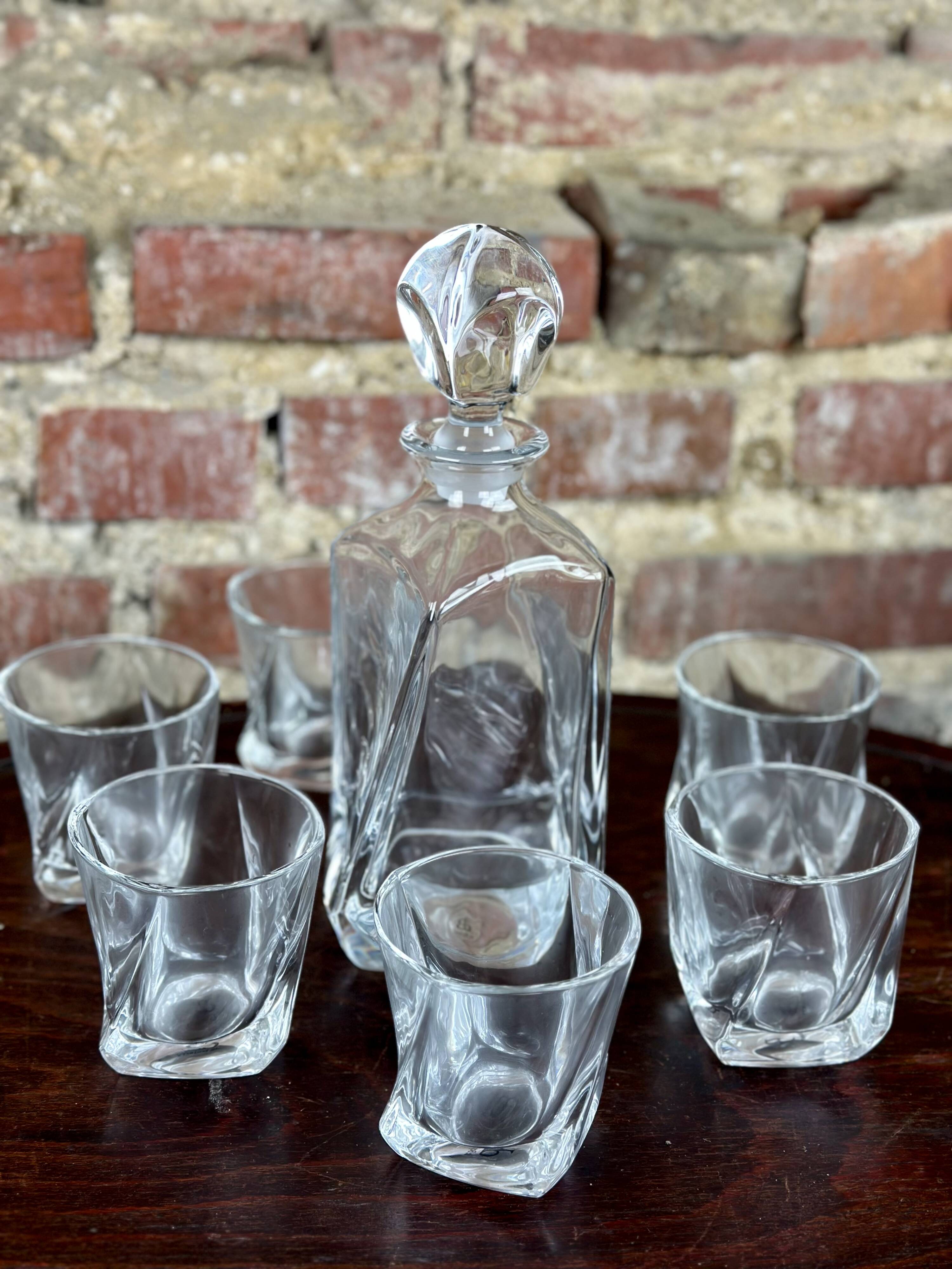 Vintage 2000'S 7-piece whiskey service