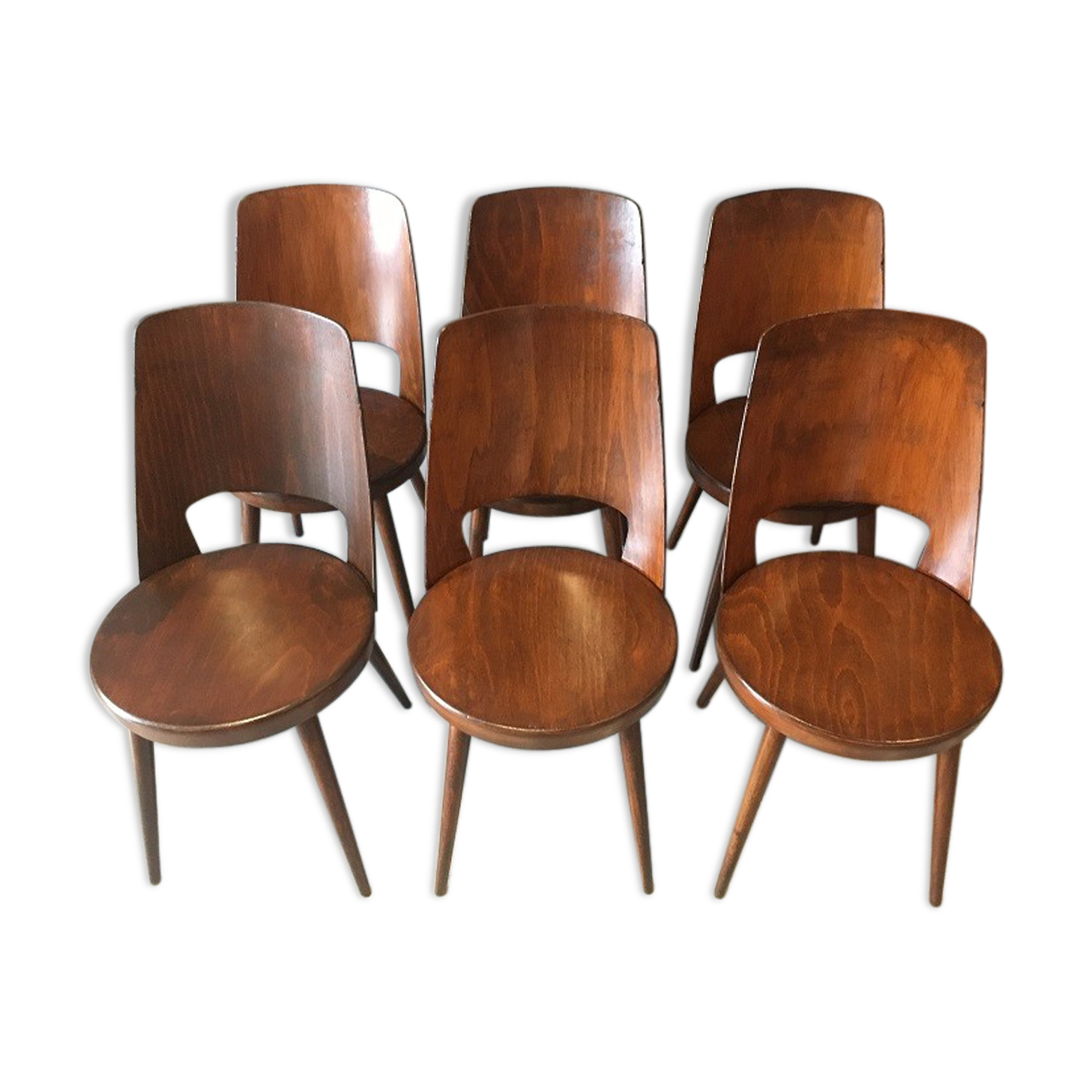 6 Baumann chairs, Mondor model