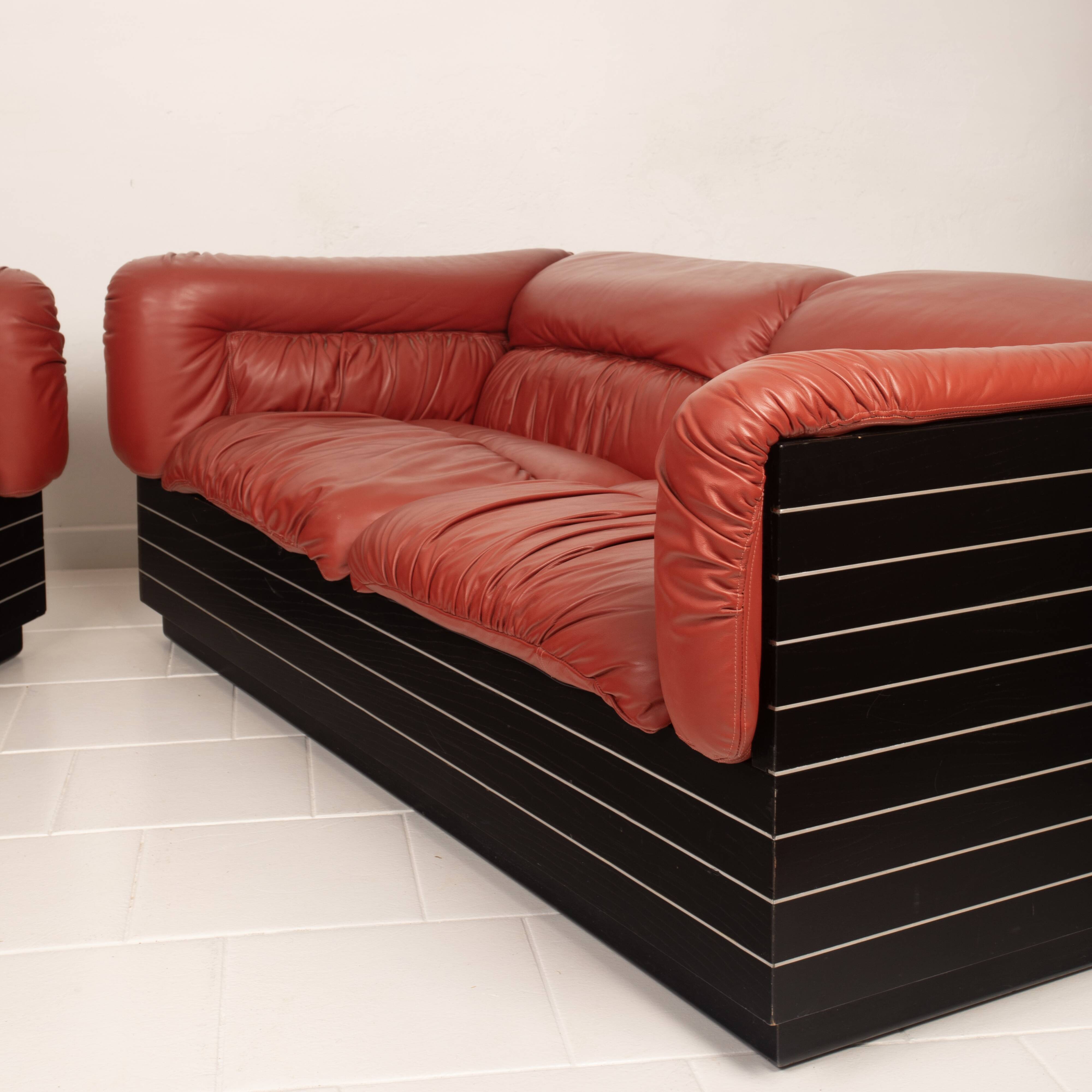 Sofa Strato par Giovanni Offredi pour Saporiti Italia, 1970
