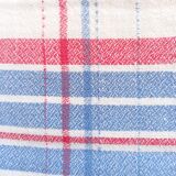 Chic country tablecloth and its 6 monogrammed towels VG