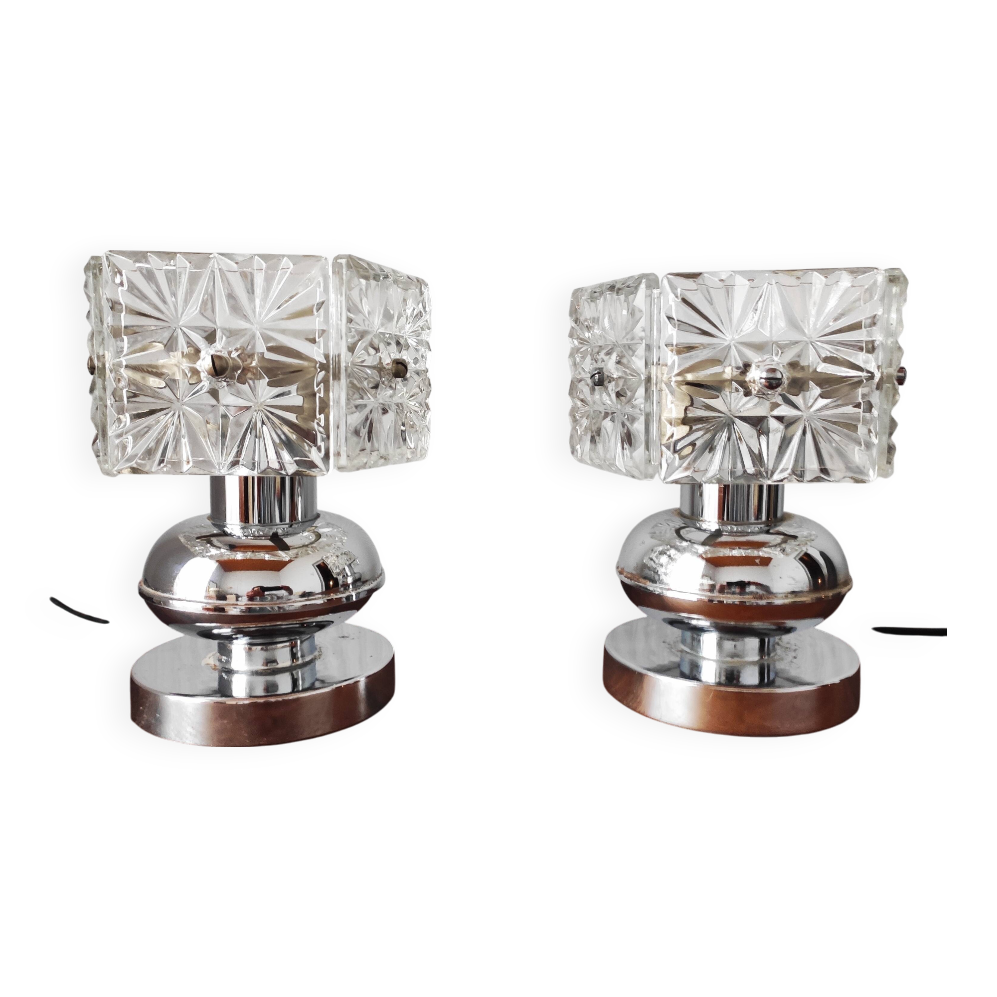 Pair of Vintage 1970s Lamps