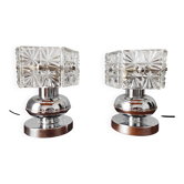 Paire de lampes Vintage 1970