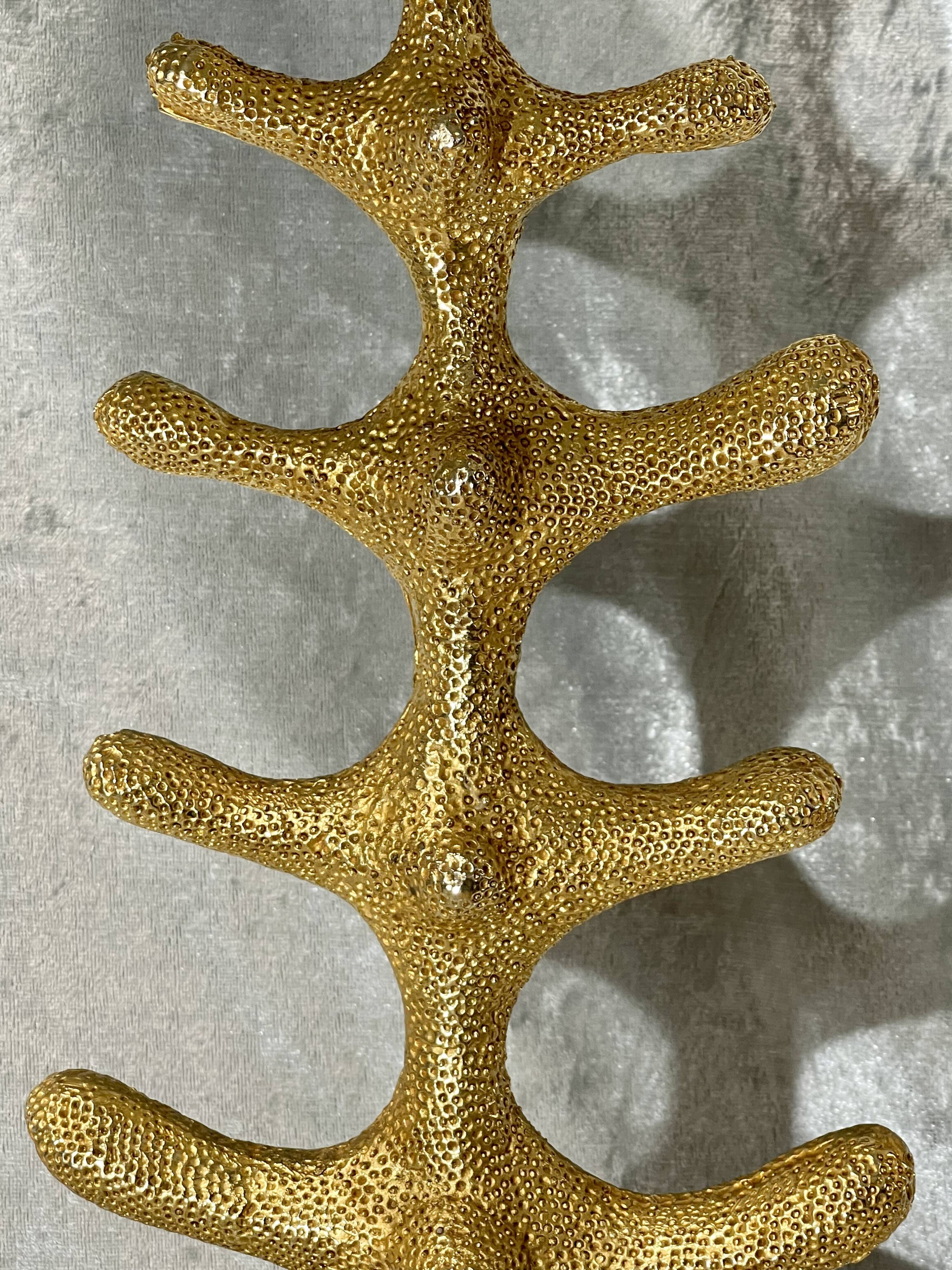 Lampe bronze doré de Stéphane Galerneau