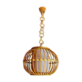 Suspension en rotin, France, 1960