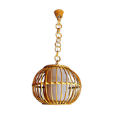 Suspension en rotin, France, 1960