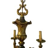 Lustre en bronze massif 6 branches style classique