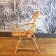 Fauteuil corbeille enfant en rotin