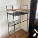 1960s side table with magazine holder