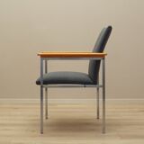 Grey armchair, Danish design, 1960s, designer: Sigvard Bernadotte, manufact