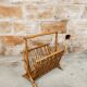 Bamboo magazine holder