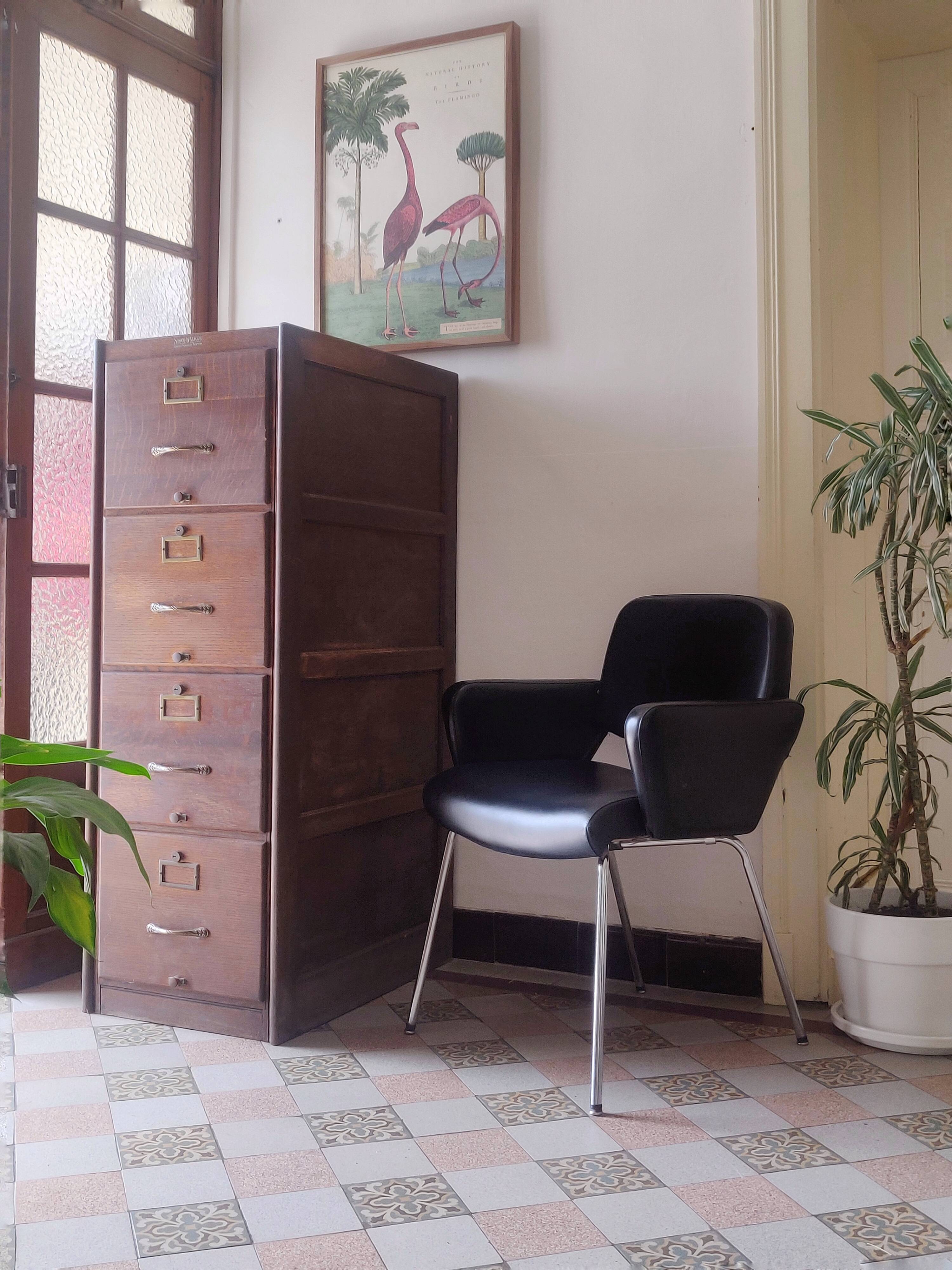 Meuble de métier à tiroirs chêne