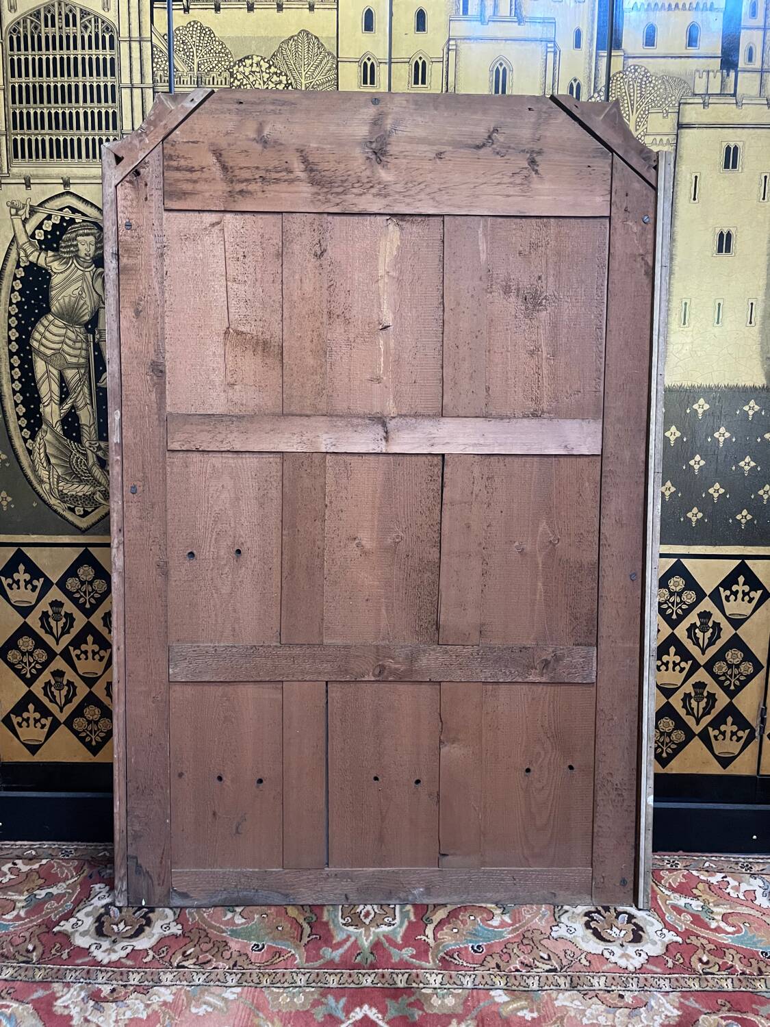 Louis Philippe Gendarme mirror with gold leaf