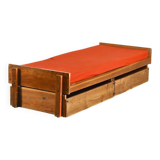 Lit banquette by Pierre Guariche, La Plagne, around 1965.