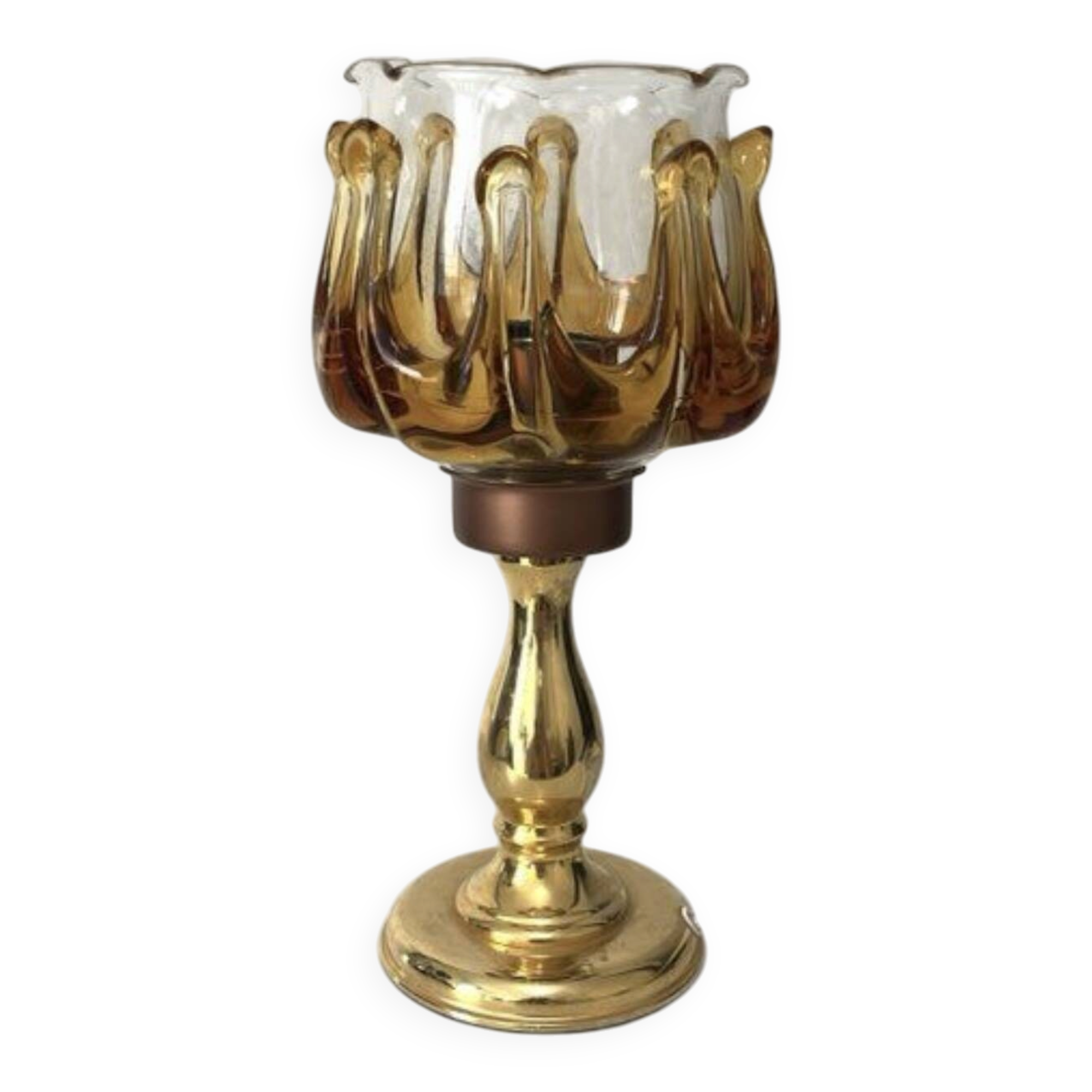 Vintage glass lamp Oberglas, Austria 1970s