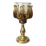 Vintage glass lamp Oberglas, Austria 1970s