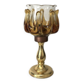 Lampe vintage en verre Oberglas, Autriche années 70