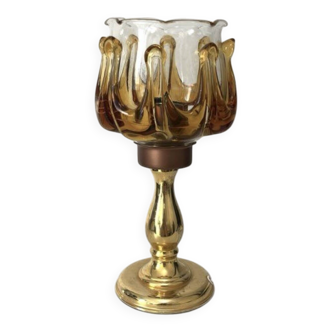 Vintage glass lamp Oberglas, Austria 1970s