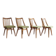 Set of Four 1960's Chairs by Antonin Suman for TON