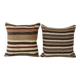 Set of 2 vintage kilim cushion covers 61x61 cm