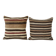 Set of 2 vintage kilim cushion covers 61x61 cm