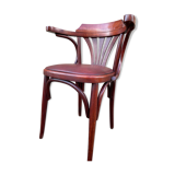 Fauteuil de bureau bois courbé
