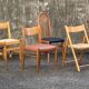Série de 6 chaises vintage dépareillées