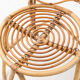 Ensemble de 4 chaises en rotin des années 50