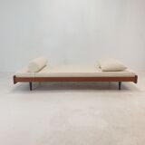 Teak Daybed with Cushions and Bolster, 1960s
