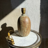Stoneware foot lamp
