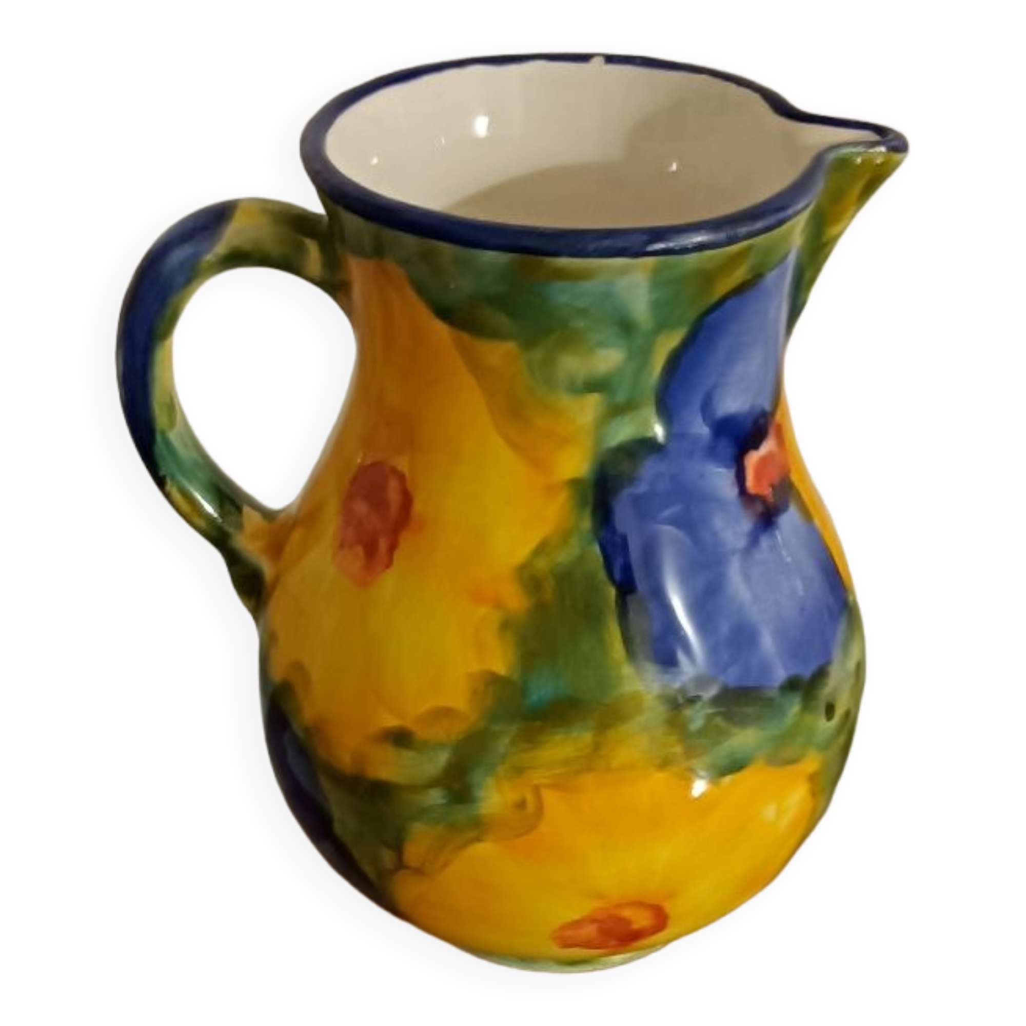 Ceramic water pitcher