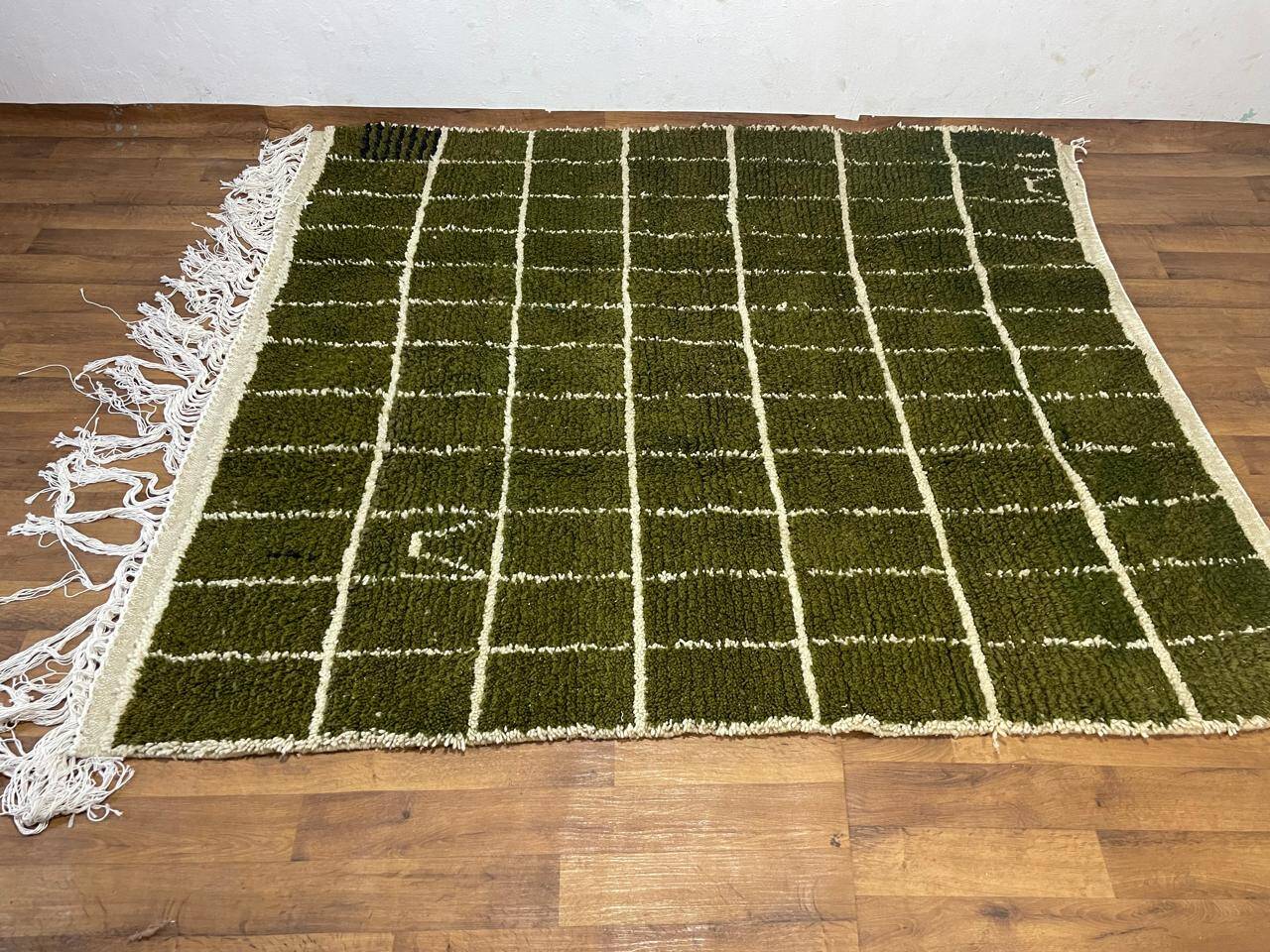 Natural handmade Berber rug 3x2 m