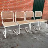 Set of 4 Cesca Model chairs by Marcel Breuer
